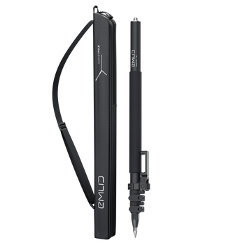 Survey Pole with a smartphone mount